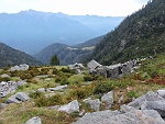 Ancora l'Alpe Fornale , in basso l'Alpe Campra